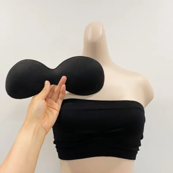 집안도감 캡내장 분리형 튜브탑 브라 노와이어 쫀쫀한 탱크탑