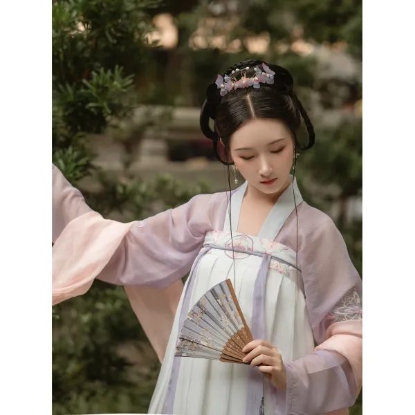 셔츠 스커트 구름이 산골짜기를 빠져나오다 오리지널제작 디자인 당제 원턱 식 훈련 헤리티지 중국전통의상 4566442682