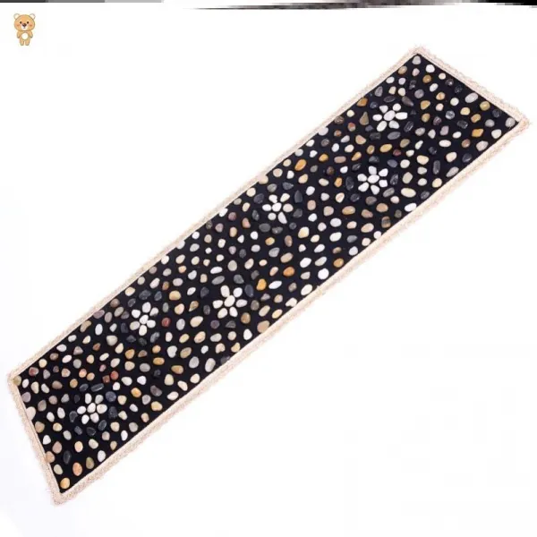 발지압판 남성 효도선물 자갈길 카페트 어르신 건강 발바닥 맛사지패드 자갈 물세탁가능 발매트 기본 T06 한걸음한걸음 생화 중간밀도 40*150cm 