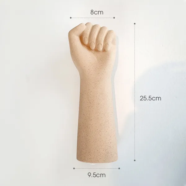 오브제화병 북유럽 석기 세라믹 얼굴 주먹 모양 장식 주먹 라이트 