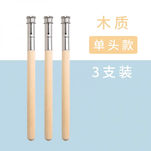 초등학생연필 더블 헤드 짧은 커버 연장 화필 늘다 펜을 받는 기계 소묘탄 펜커넥터 붓대 봉 전용 4795949199, 단자형 /3개입