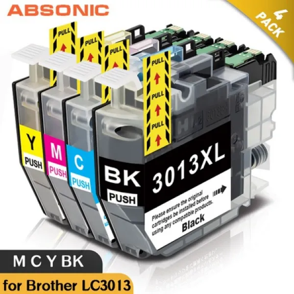 해외 Lc3013 Lc3011 잉크 카트리지 교체 고수익 형제 Mfc J491dw Mfc J497dw Mfc J690dw Mfc J895dw 프린 One Color_4pk Mixed 상세 설명 참조0 상세 설명 참조0