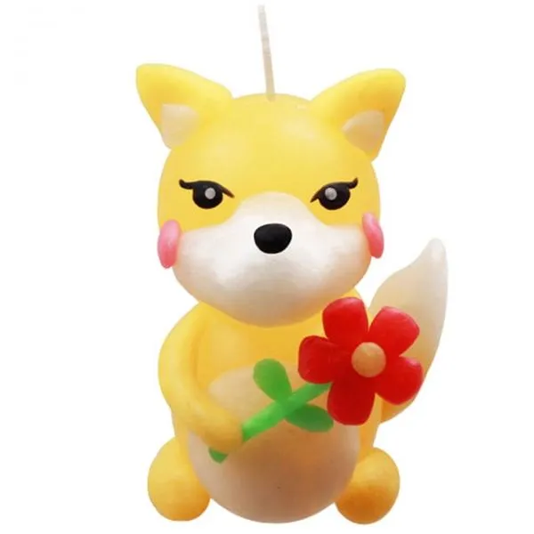 DOG318845여우 양초 (만들기재료)동물나라 새침떼기