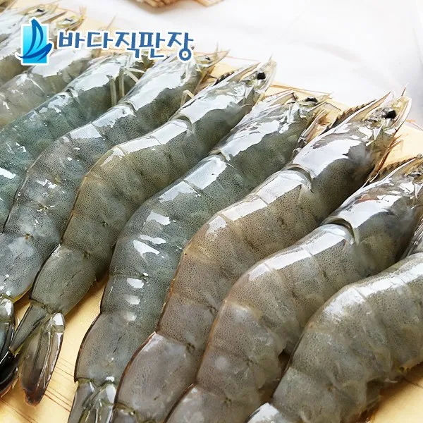 바다직판장 흰다리새우 특대사이즈 500g 15미 1팩