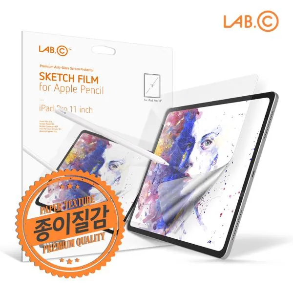 [핫트랙스] 랩씨 아이패드 프로 12.9 3세대 2018종이질감 필름 패드12.9인치=LABC-468-IPD129, 색상