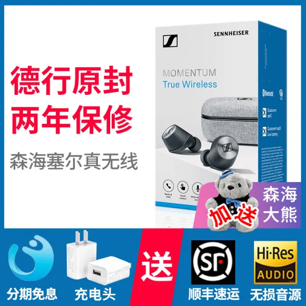 이어폰팁 SENNHEISER/MOMENTUM True Wireless완전무선 블루투스 소음차단 이어폰, C01-공식모델, T04-덕행 2년 보+충전식 빅베어