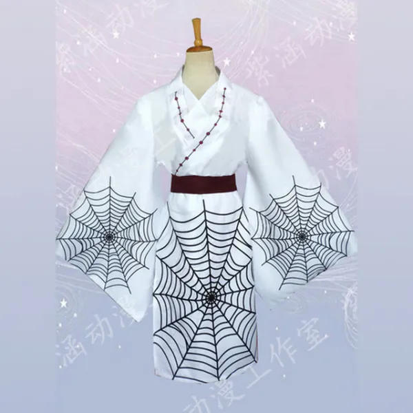 TAOBAO 귀멸의 칼날 십이귀월 하현5 루이 코스프레 의상 세트