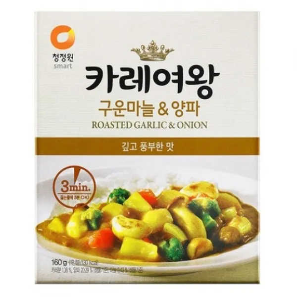 청정원 카레여왕 구운마늘양파, 160g, 300개