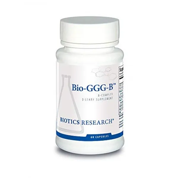 Biotics Research Bio GGG BB Complex B 비타민의 생화학 적으로 활성화 된 형태. 티아민 리보플라빈 나이아신, 단일상품, 단일상품