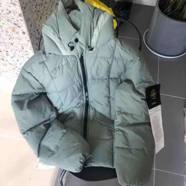 린플렉스 STONE 돌섬 19FW 커플 타입 후드 와이드 루즈핏 점퍼지퍼 기능 보온 트렌드
