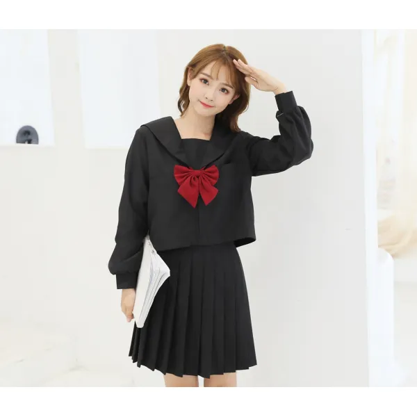 블랙무본 소프트매복 Jk제복 스커트 유니폼3053 