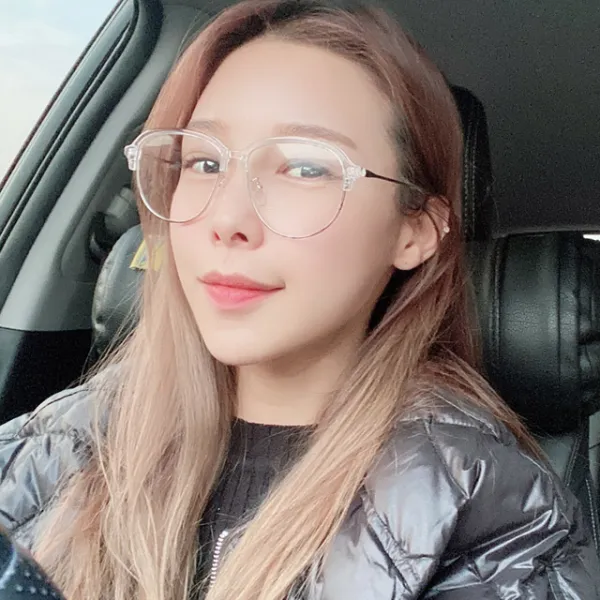 Eyelove 안경원제품 자외선 차단 빅 오버 하금테 시력 보호 안경