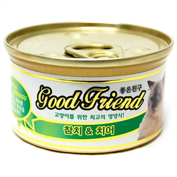 첫고양이 친해지기 캔사료 참치 통조림 야옹이 맘마, 1개