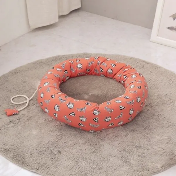 S2W71A708 갈가리 피그 스크래쳐코랄 고양이장난감 고양이용품 고양이스크래쳐 고양이터, 1, 본상품선택