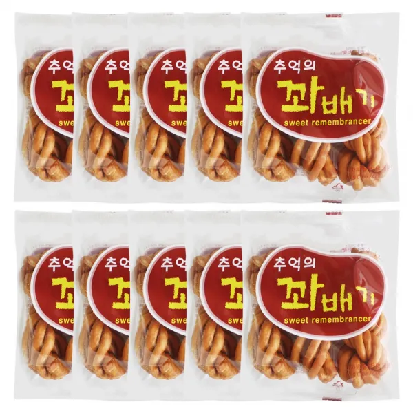 에코푸드 추억의 꽈배기 80gx10봉, 1세트