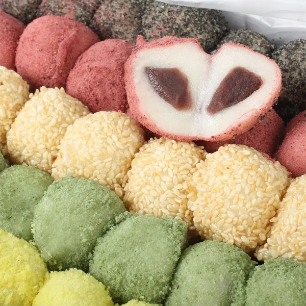 벅스웨이 오색경단 1kg(아이스박스), 1kg, 3개