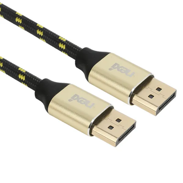 상세표기 디스플레이포트 1.2케이블 4K 1m 2m 3m 5m 금도금 커넥터 21.6Gbps 대역폭 파인골드 20핀 더미 DISPLAY PORT 케이블, 1개