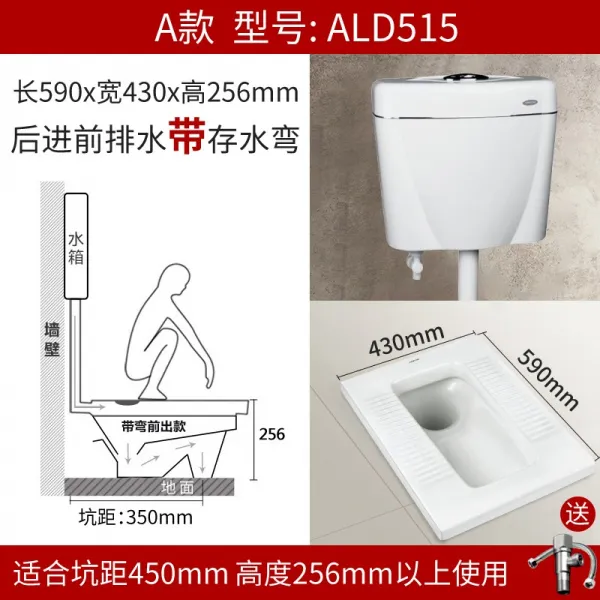 화장실 샤워 쪼그리고 분체 양변기 웅덩이에 웅크리고 변소에 들어앉다 논슬립 미끄럼방지 방취 대변기, A타입 전방배수 있음 보존함 물굽이