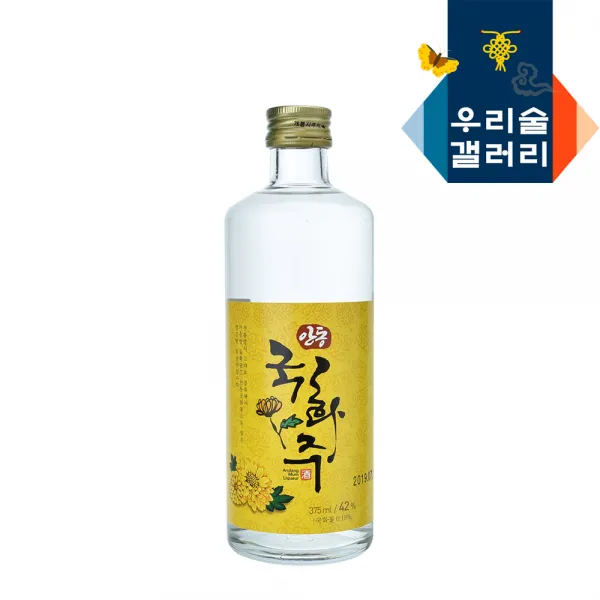 [우리술갤러리] 우리술 민속주 대한민국 전통주 골라담기 장바구니 합배송 [회곡양조장] 안동국화주 42도 375ml, 1병