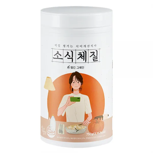 오늘생각 소식체질 식이개선 쉐이크 단백질 식사대용 750g + 전용보틀 세트, 1세트