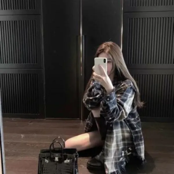 빈티지 긴팔 셔츠 클래식 코트 여성 봄가을 BF 오버핏 미디 롱 밀물과 썰물처럼 섞이다 가디건 아우터 2771870571
