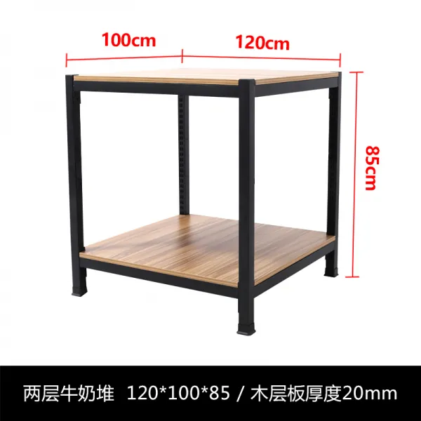 마트 산적 두목 판촉 밀크 식용오일 강목 삼층 궤 땅 쌓다, 가로세로 12010085cm 두겹