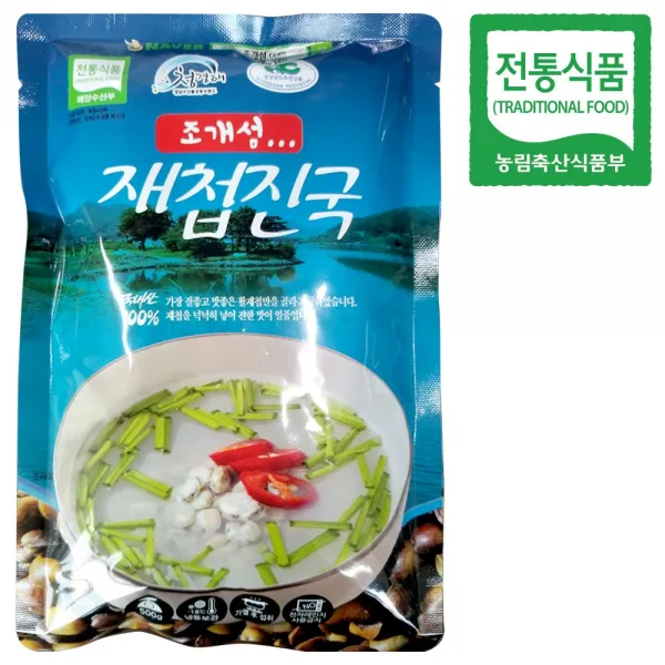 섬진강재첩체험마을 재첩진국, 500g, 5팩