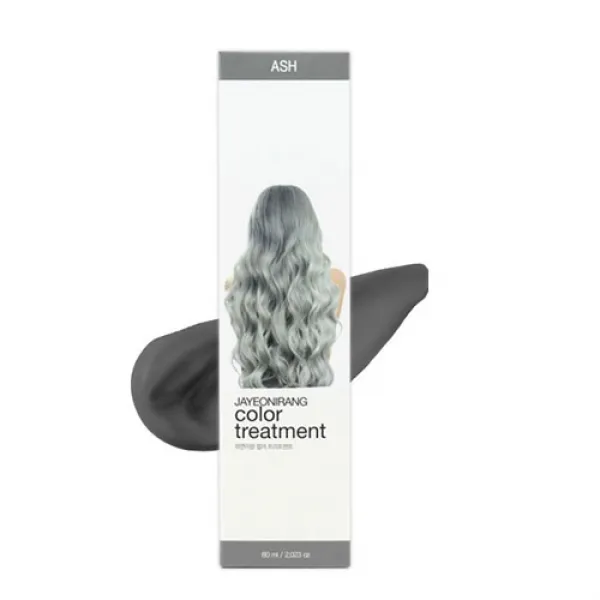 자연이랑 컬러 트리트먼트 60ml 15종 컬러별로 골라담기 (모발 손상없는 간편한 컬러 체인지), 3+1, 애쉬(Ash)