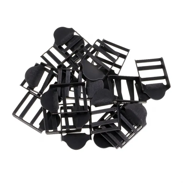 STK20pcs 금속 웨 빙 벨트 리본 버클 스트랩 조정자 버클, 골드 브론즈