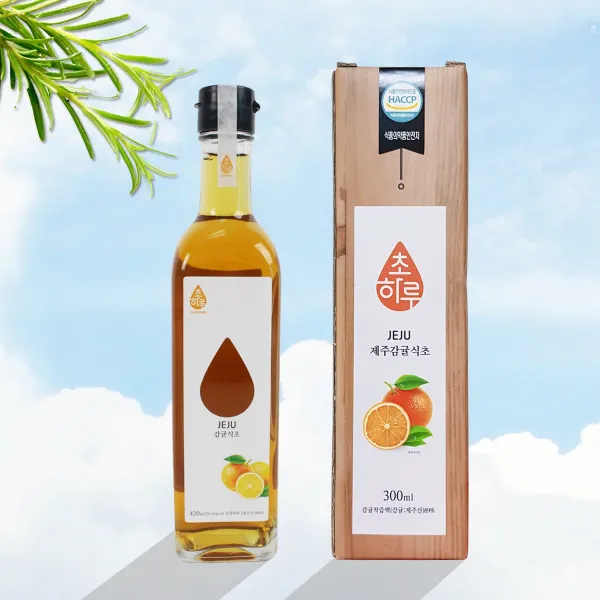 전통발효된 감귤식초로 시작하는 건강한 요리! 초하루 제주 감귤식초300ml 과일발효식초, 1개, 300ml