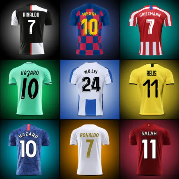 19중소년 20 아동 축구복 세트의 남자 정제스페인티크로크리바사 축구 스포츠 의상인제호 코드 명목으로 리모콘 명목과 인센티브 콘텐츠 프리사이즈. 1549 