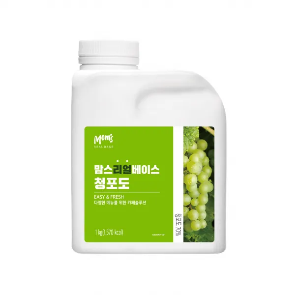 흥국F&B 맘스리얼베이스 청포도 1kg, 단품