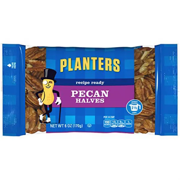Planters Pecan Halves (6oz Bags Pack of 12) 파종기 피칸 반쪽 (170.1g Bagsundefined of 12), 1