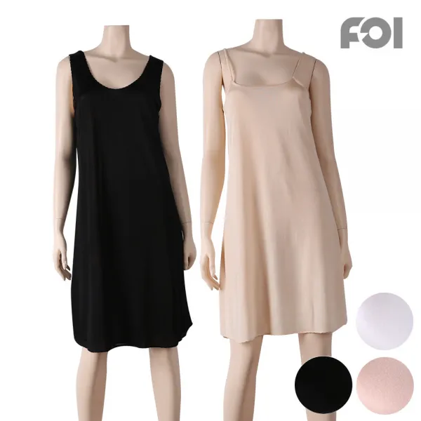 포이 국산_끈 어깨 인견슬립원피스 오후4시당일발송 