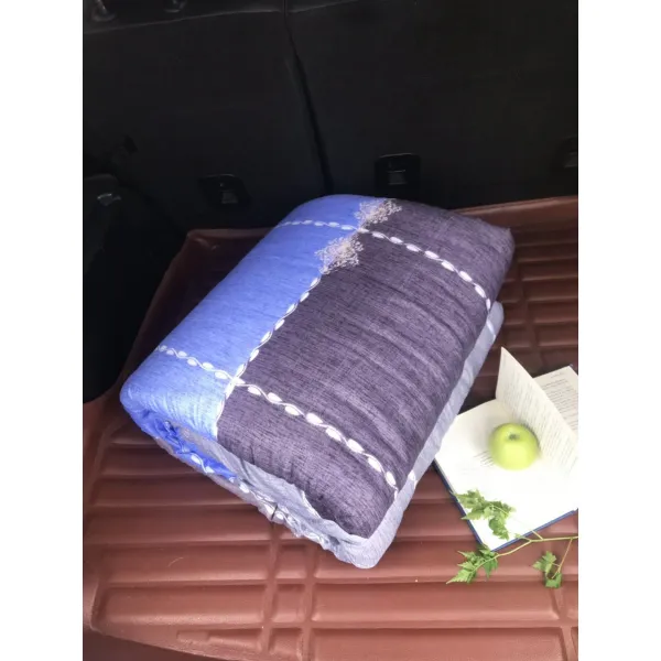 목화요솜 목화솜 솜이불 침대매트 요이불 싱글 더블 학생기숙사 두꺼운 보온매트 이불솜 이불, C14-7근+이불커버(환청)