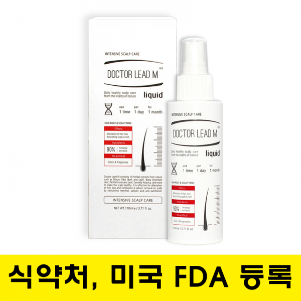 닥터리드앰 탈모토닉 발모제 남성 여성 탈모예방 헤어토닉, 1개, 110ml