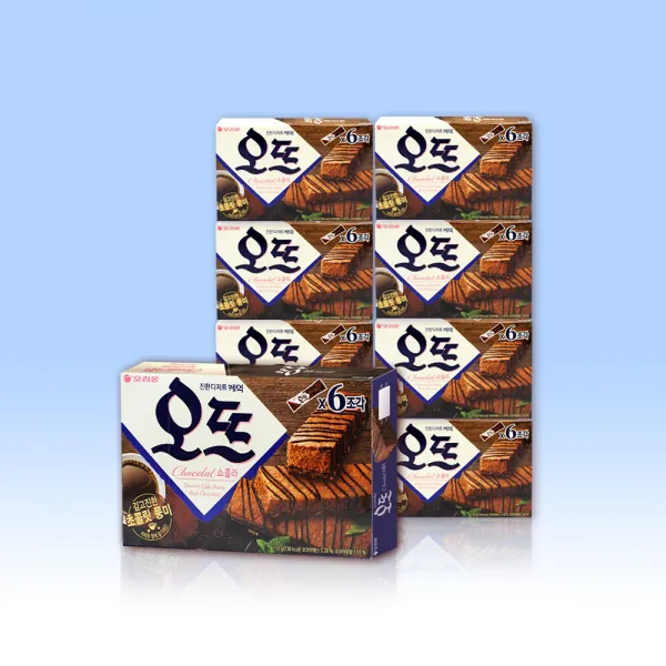 오리온 오뜨 쇼콜라 6p 150g x 8통 / 디저트, 단품