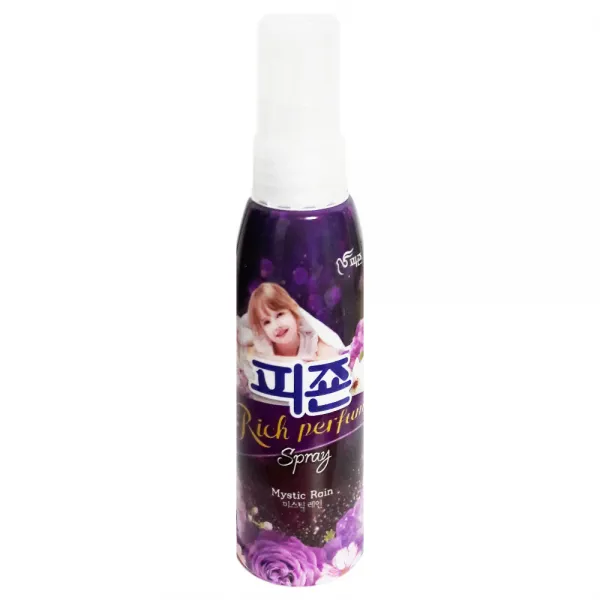 피죤 리치퍼퓸 스프레이 섬유탈취제 미스틱레인향 본품, 4개, 200ml