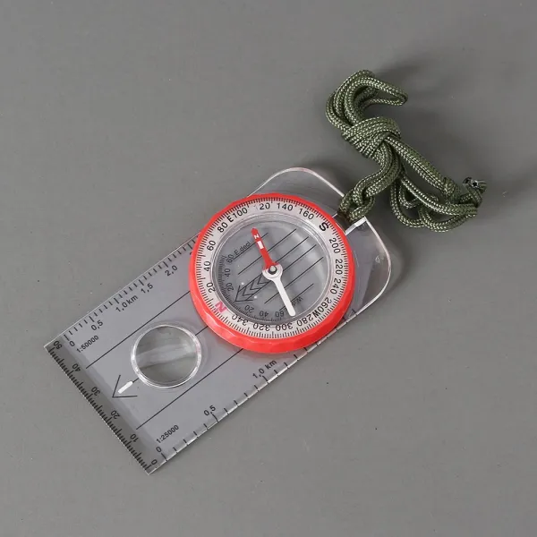 길잡이 다기능 나침반 10.7x5.4cm 눈금자나침반