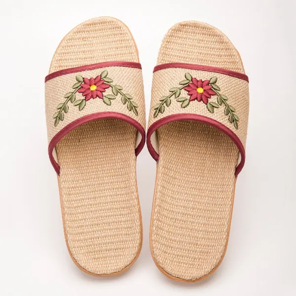 홈 실내 미끄럼 방지용 에어 린넨 쿨 슬리퍼 여하 테리아이 C16 F707Q439