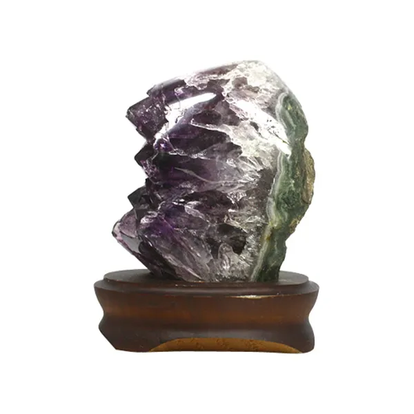 세진힐링젬 자수정 관상석(95x150mm)(1200g) HGAP-070, 단품