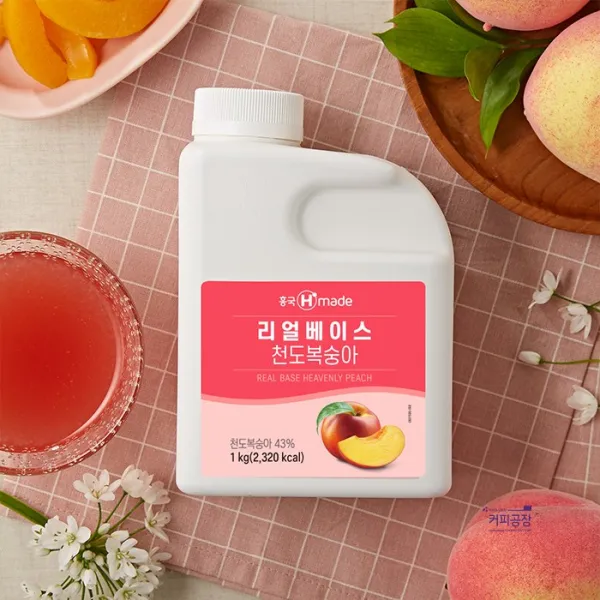 흥국 리얼베이스 천도복숭아 1kg (냉장)