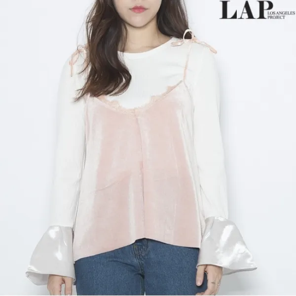 LAP 랩(LAP) made by LAP 레이스 벨벳 뷔스띠에 AG4WB960