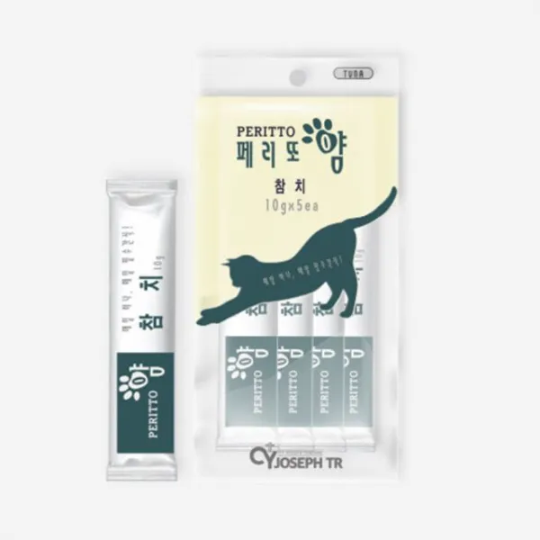 고양이간식 1봉++mot+474Gpxx+ 5개입 참치 10g 페리또얌