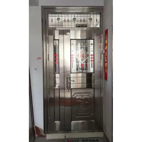 Dipylon 더블도어 304스테인리스방도문양문마을안전문백강문가용단문우자모문 순풍에 돛을 달다