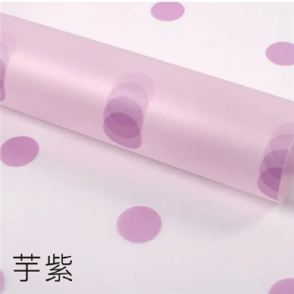 포장지 꽃다발 꽃 포장 재료가방 꽃종이 거품 칠석 안티포그 상점용, T01-토란퍼플