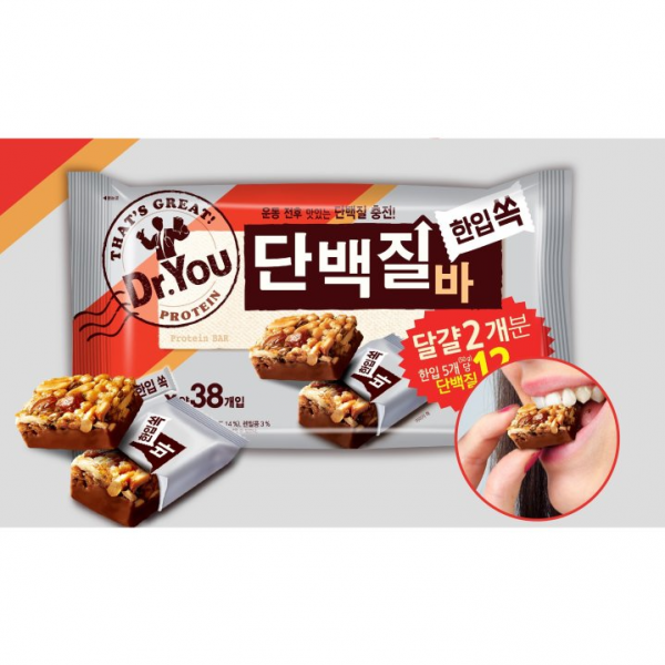 닥터유 단백질바 한입쏙, 10g, 38개입