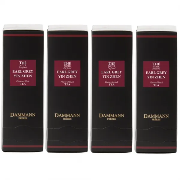 Dammann Earl Grey Yin Zhen 다만프레르 얼그레이 홍차 개별포장 24티백 4팩 (총 96크리스탈티백)