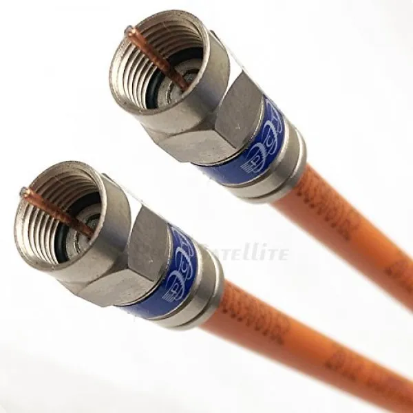 150ft 직접 매설 지하 3Ghz RG-6 겔 코트 홍수 동축 케이블 웨더 씰 방식 황동 커넥터 광대역 신호의 습성과 내산성 PHAT SATE, 단일상품