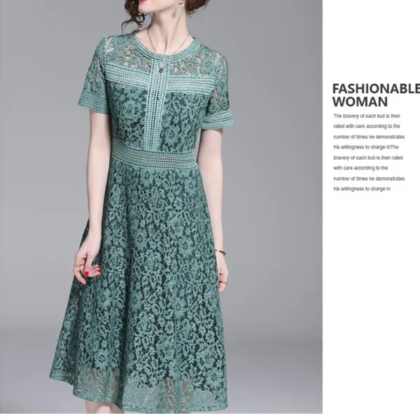 여름의 일상적인 컬러 드레스ev2229